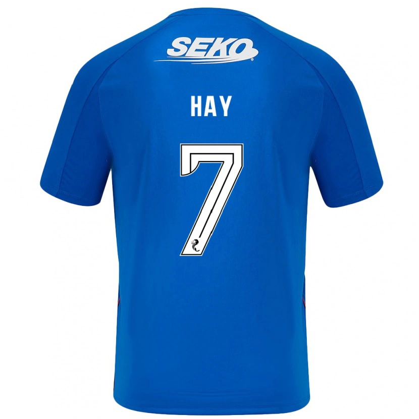 Danxen Män Brogan Hay #7 Mörkblå Hemmatröja Matchtröjor 2024/25 Tröjor T-Tröja