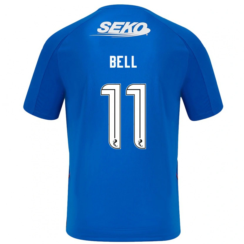 Danxen Män Megan Bell #11 Mörkblå Hemmatröja Matchtröjor 2024/25 Tröjor T-Tröja