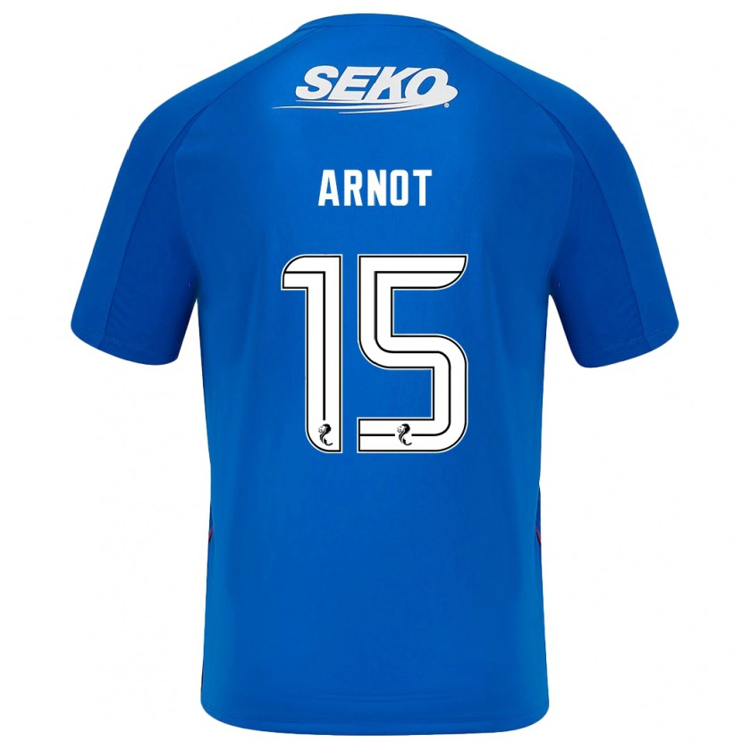 Danxen Män Lizzie Arnot #15 Mörkblå Hemmatröja Matchtröjor 2024/25 Tröjor T-Tröja