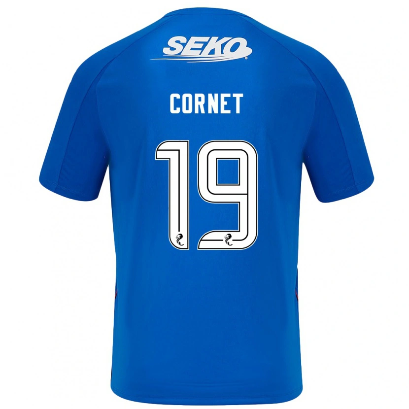 Danxen Män Chelsea Cornet #19 Mörkblå Hemmatröja Matchtröjor 2024/25 Tröjor T-Tröja