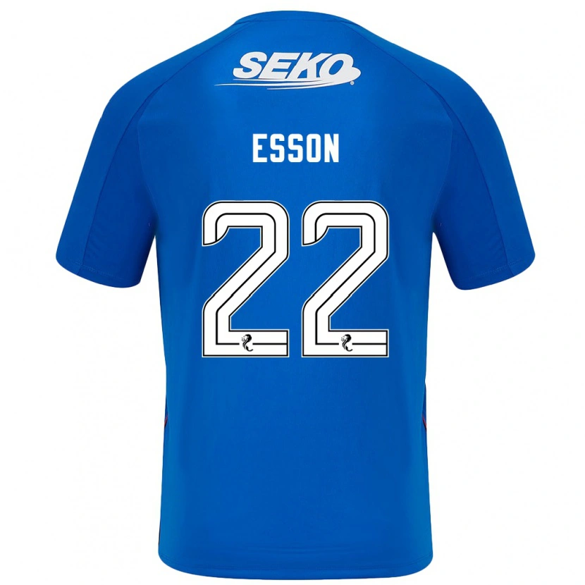 Danxen Män Victoria Esson #22 Mörkblå Hemmatröja Matchtröjor 2024/25 Tröjor T-Tröja