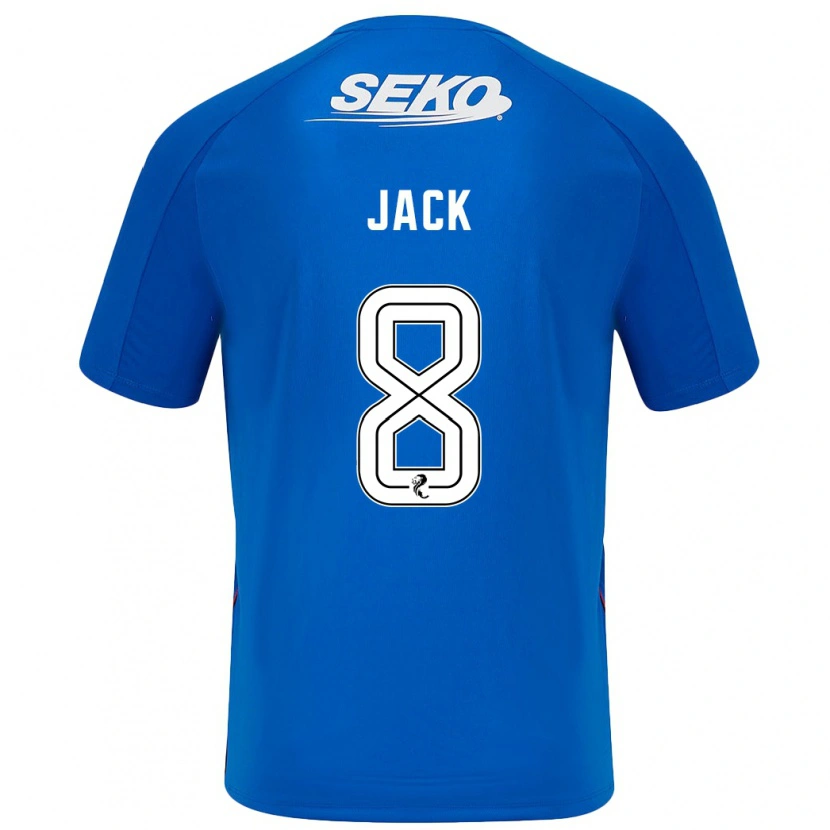 Danxen Män Ryan Jack #8 Mörkblå Hemmatröja Matchtröjor 2024/25 Tröjor T-Tröja