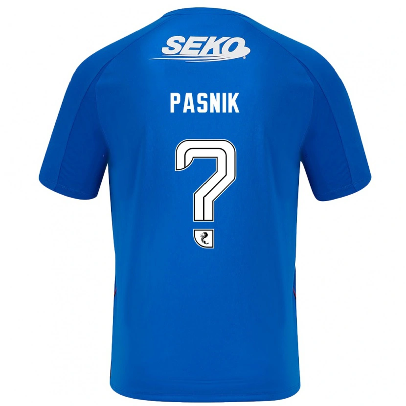 Danxen Män Tyler Pasnik #0 Mörkblå Hemmatröja Matchtröjor 2024/25 Tröjor T-Tröja