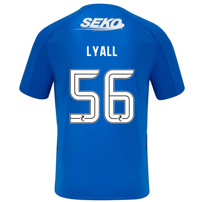 Danxen Män Arron Lyall #56 Mörkblå Hemmatröja Matchtröjor 2024/25 Tröjor T-Tröja