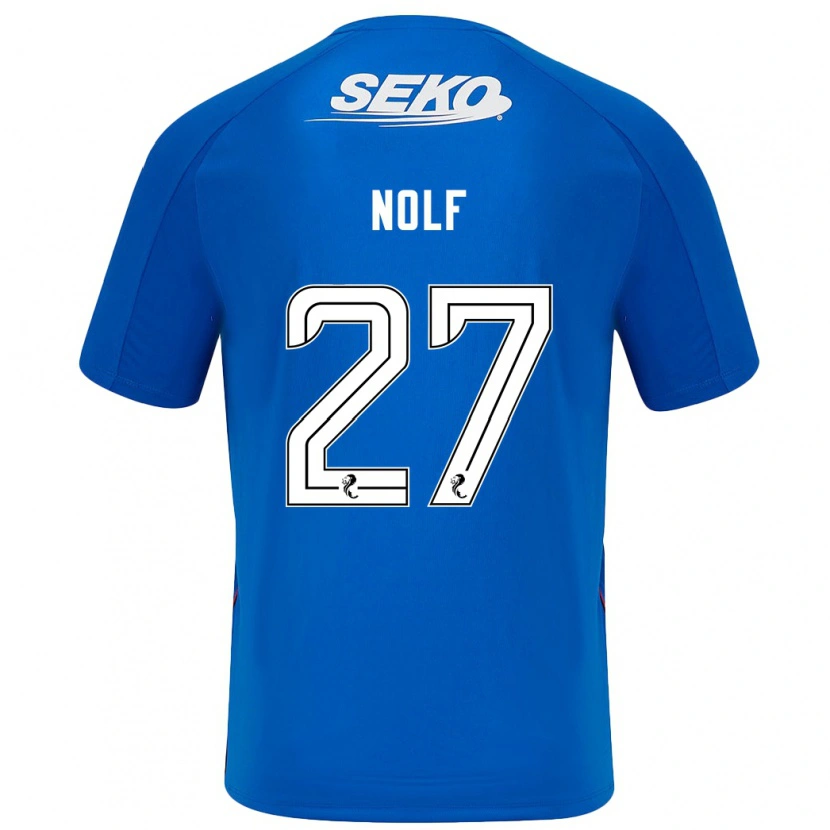 Danxen Män Madeline Nolf #27 Mörkblå Hemmatröja Matchtröjor 2024/25 Tröjor T-Tröja