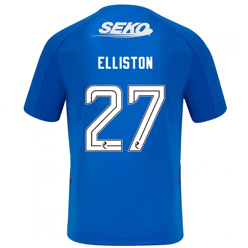 Danxen Män Maddie Elliston #27 Mörkblå Hemmatröja Matchtröjor 2024/25 Tröjor T-Tröja