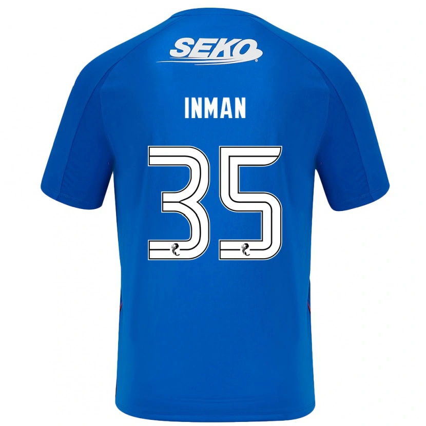 Danxen Män Lucy Inman #35 Mörkblå Hemmatröja Matchtröjor 2024/25 Tröjor T-Tröja
