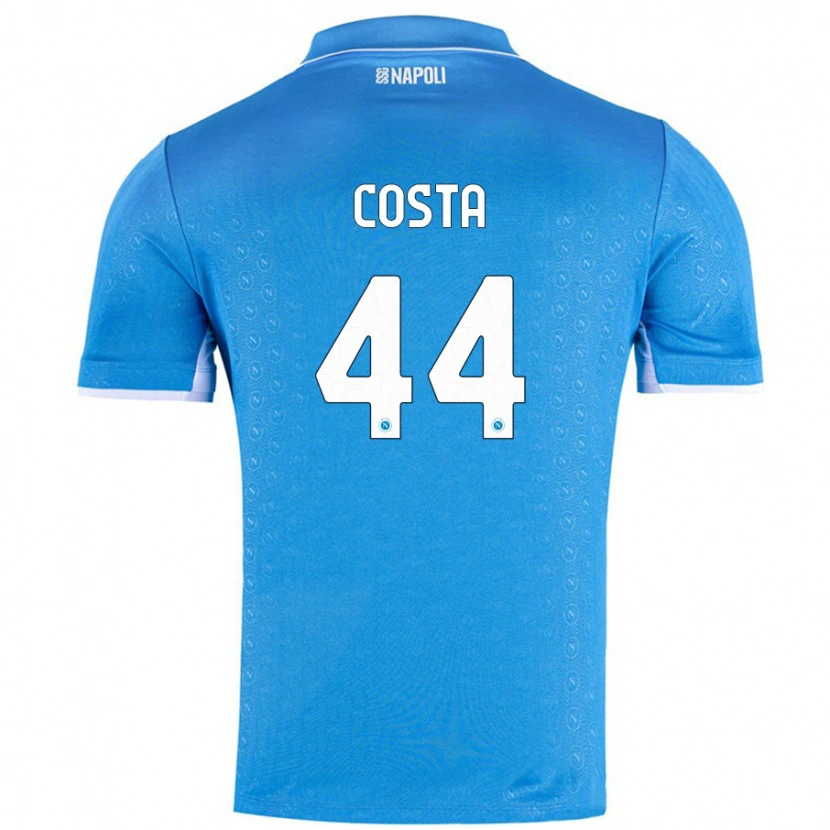 Danxen Män Filippo Costa #44 Himmelsblå Hemmatröja Matchtröjor 2024/25 Tröjor T-Tröja