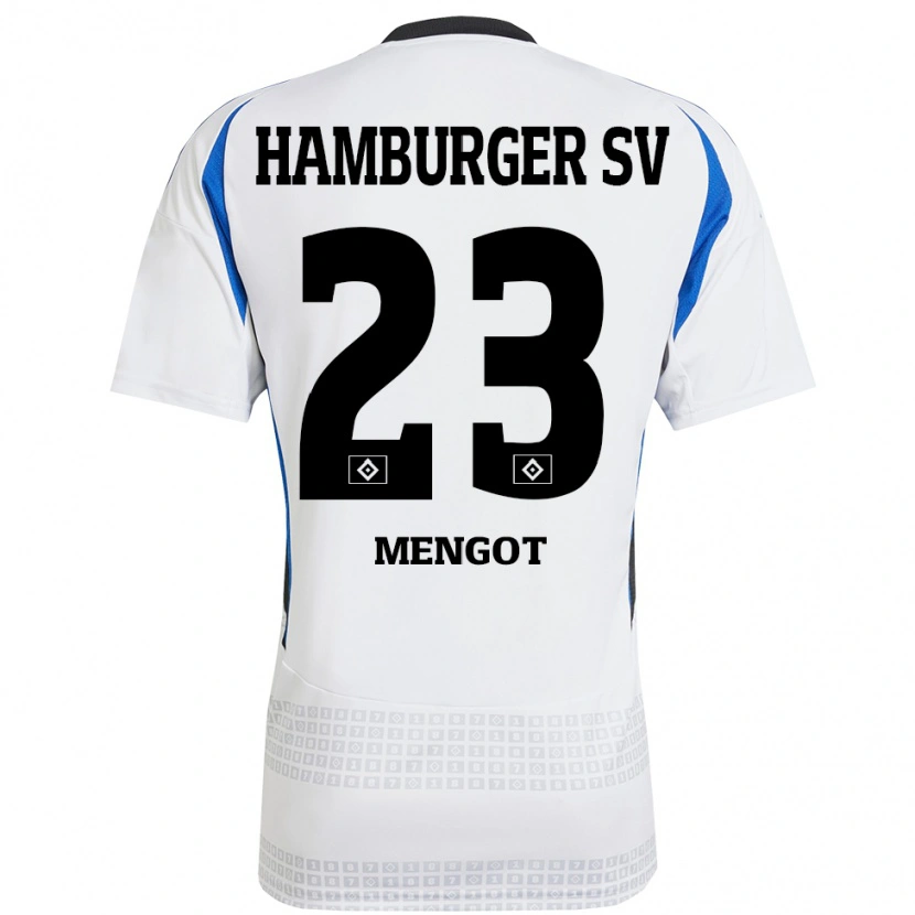 Danxen Män Ayukayoh Mengot #23 Vit Blå Hemmatröja Matchtröjor 2024/25 Tröjor T-Tröja