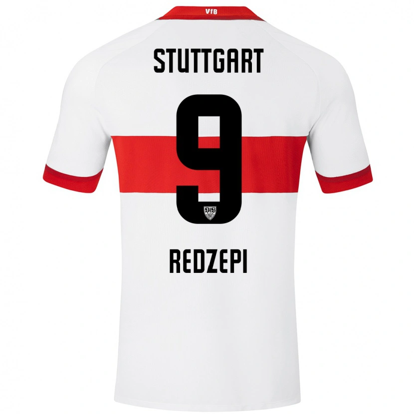 Danxen Män Dafina Redzepi #9 Vit Röd Hemmatröja Matchtröjor 2024/25 Tröjor T-Tröja