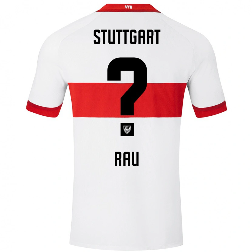 Danxen Män Eliyah Rau #0 Vit Röd Hemmatröja Matchtröjor 2024/25 Tröjor T-Tröja