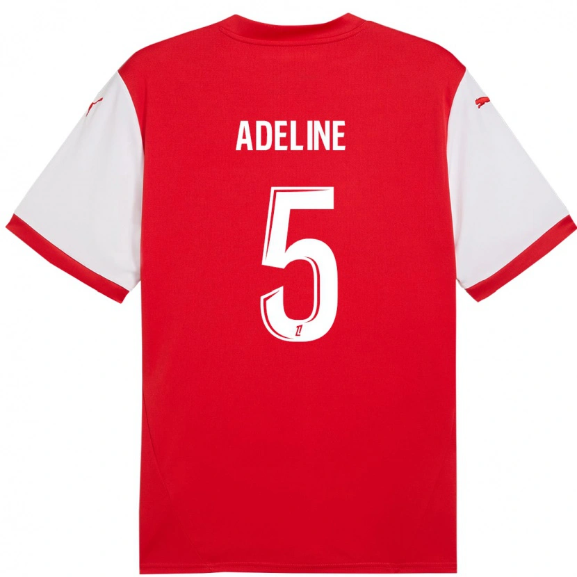 Danxen Män Martin Adeline #5 Röd Vit Hemmatröja Matchtröjor 2024/25 Tröjor T-Tröja