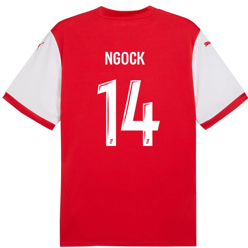 Danxen Män Monique Ngock #14 Röd Vit Hemmatröja Matchtröjor 2024/25 Tröjor T-Tröja