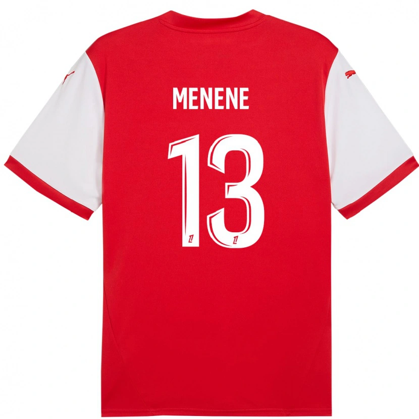 Danxen Män Meyong Menene #13 Röd Vit Hemmatröja Matchtröjor 2024/25 Tröjor T-Tröja