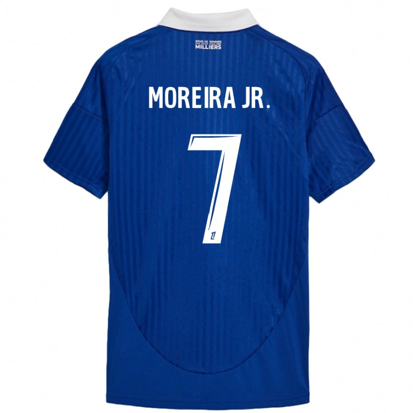 Danxen Män Diego Moreira #7 Blå Vit Hemmatröja Matchtröjor 2024/25 Tröjor T-Tröja