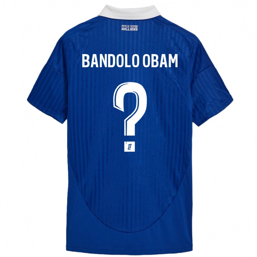 Danxen Män Randy Bandolo Obam #0 Blå Vit Hemmatröja Matchtröjor 2024/25 Tröjor T-Tröja