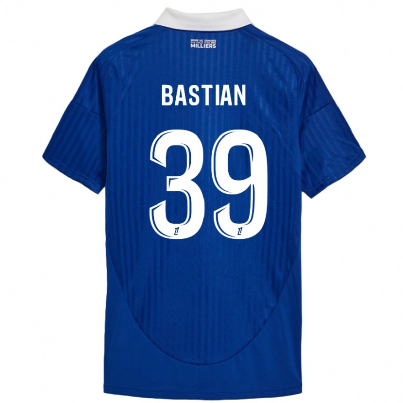 Danxen Män Maxime Bastian #39 Blå Vit Hemmatröja Matchtröjor 2024/25 Tröjor T-Tröja