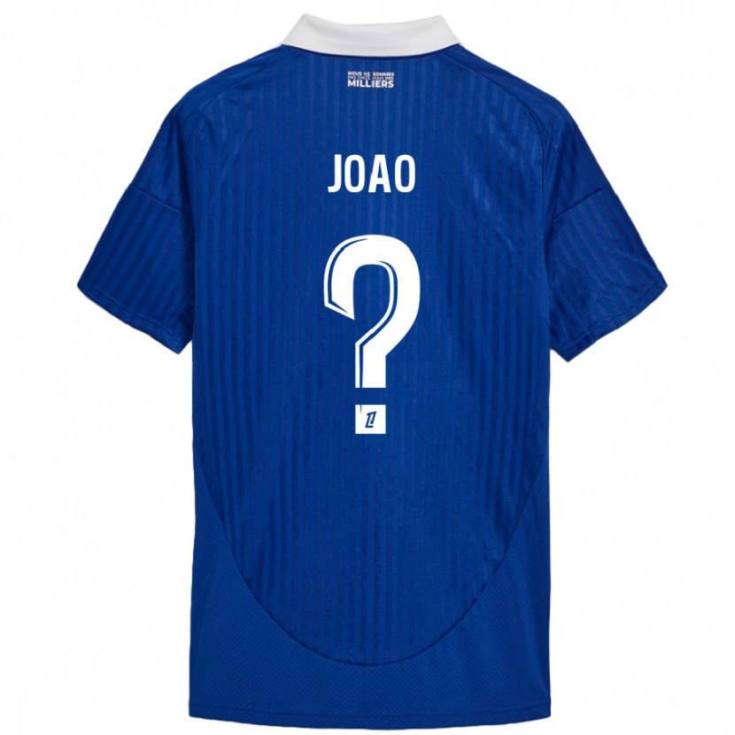 Danxen Män Tchoula Joâo #0 Blå Vit Hemmatröja Matchtröjor 2024/25 Tröjor T-Tröja