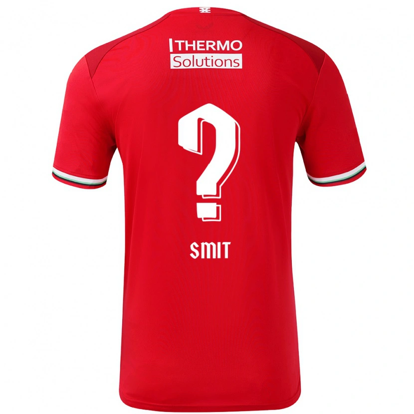 Danxen Män Mauro Smit #0 Röd Vit Hemmatröja Matchtröjor 2024/25 Tröjor T-Tröja