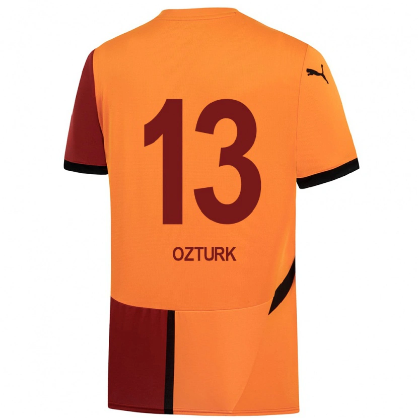 Danxen Män Fatma Sare Öztürk #13 Gul Röd Hemmatröja Matchtröjor 2024/25 Tröjor T-Tröja