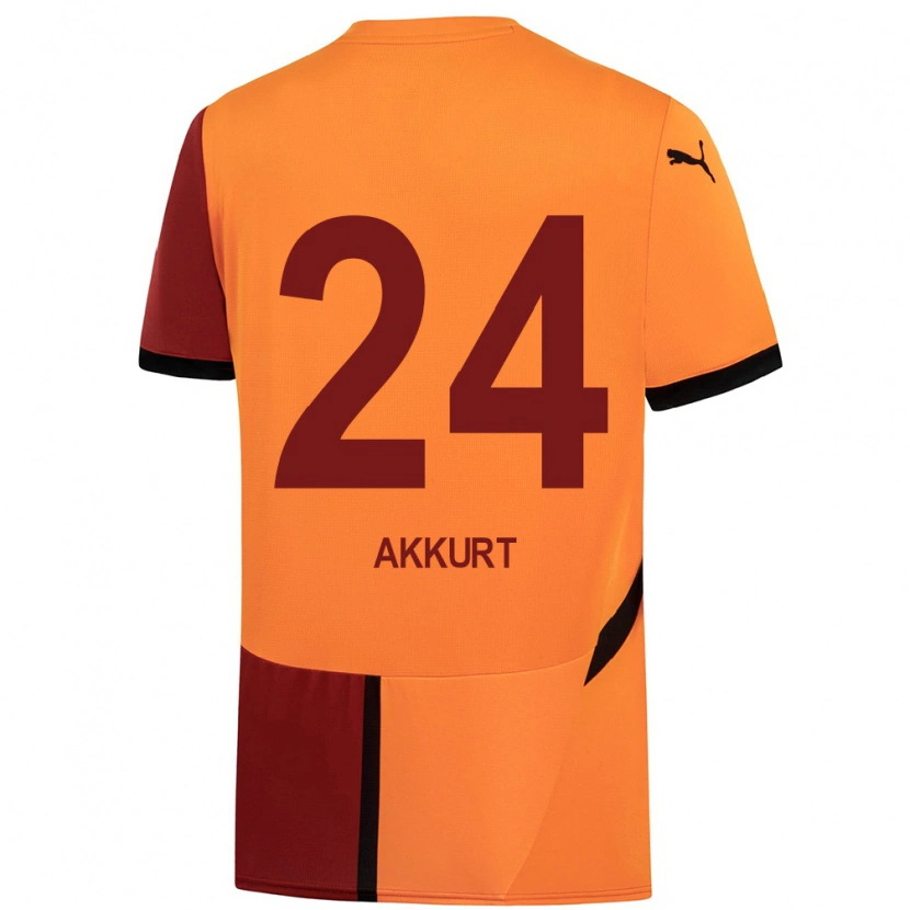 Danxen Män Arzu Akkurt #24 Gul Röd Hemmatröja Matchtröjor 2024/25 Tröjor T-Tröja