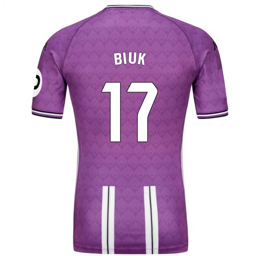 Danxen Män Stipe Biuk #17 Lila Vit Hemmatröja Matchtröjor 2024/25 Tröjor T-Tröja