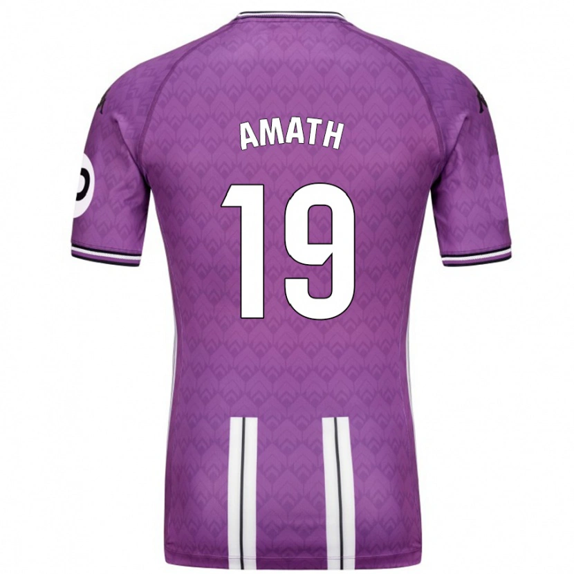 Danxen Män Amath Ndiaye #19 Lila Vit Hemmatröja Matchtröjor 2024/25 Tröjor T-Tröja