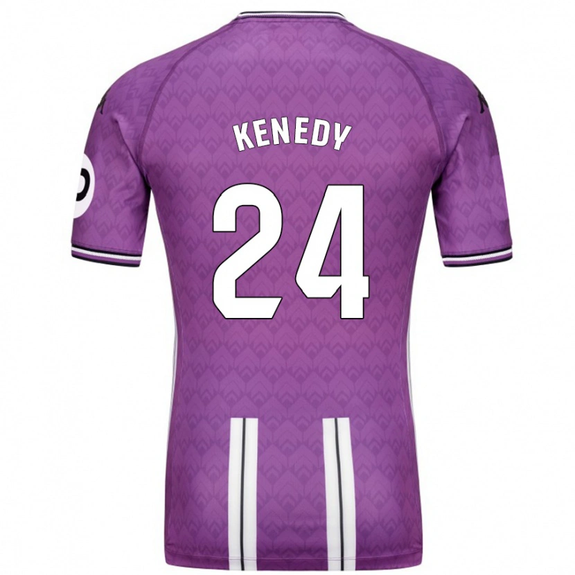 Danxen Män Kenedy #24 Lila Vit Hemmatröja Matchtröjor 2024/25 Tröjor T-Tröja