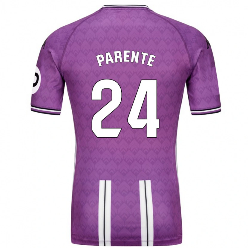 Danxen Män Iago Parente #24 Lila Vit Hemmatröja Matchtröjor 2024/25 Tröjor T-Tröja