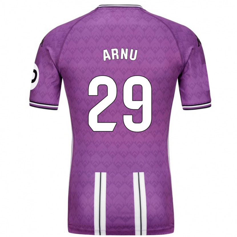 Danxen Män Adrián Arnu #29 Lila Vit Hemmatröja Matchtröjor 2024/25 Tröjor T-Tröja
