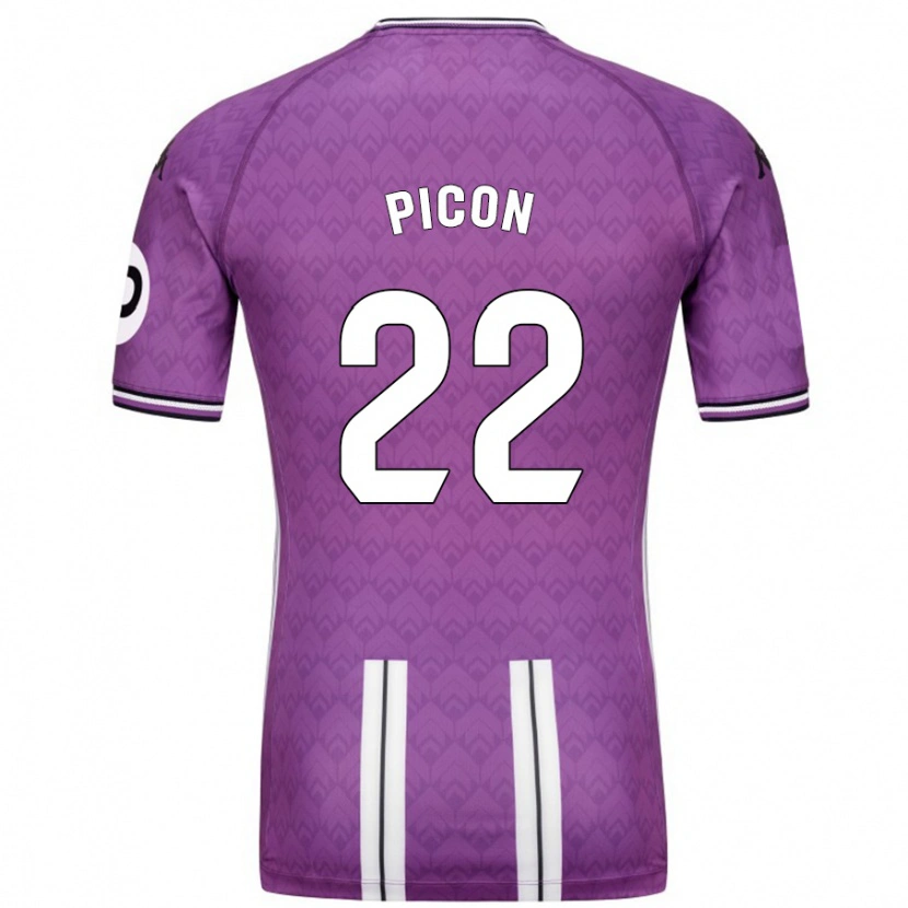 Danxen Män Pablo Picón #22 Lila Vit Hemmatröja Matchtröjor 2024/25 Tröjor T-Tröja