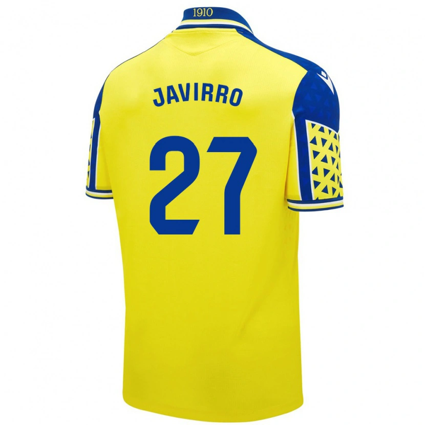 Danxen Män Javirro #27 Gul Blå Hemmatröja Matchtröjor 2024/25 Tröjor T-Tröja