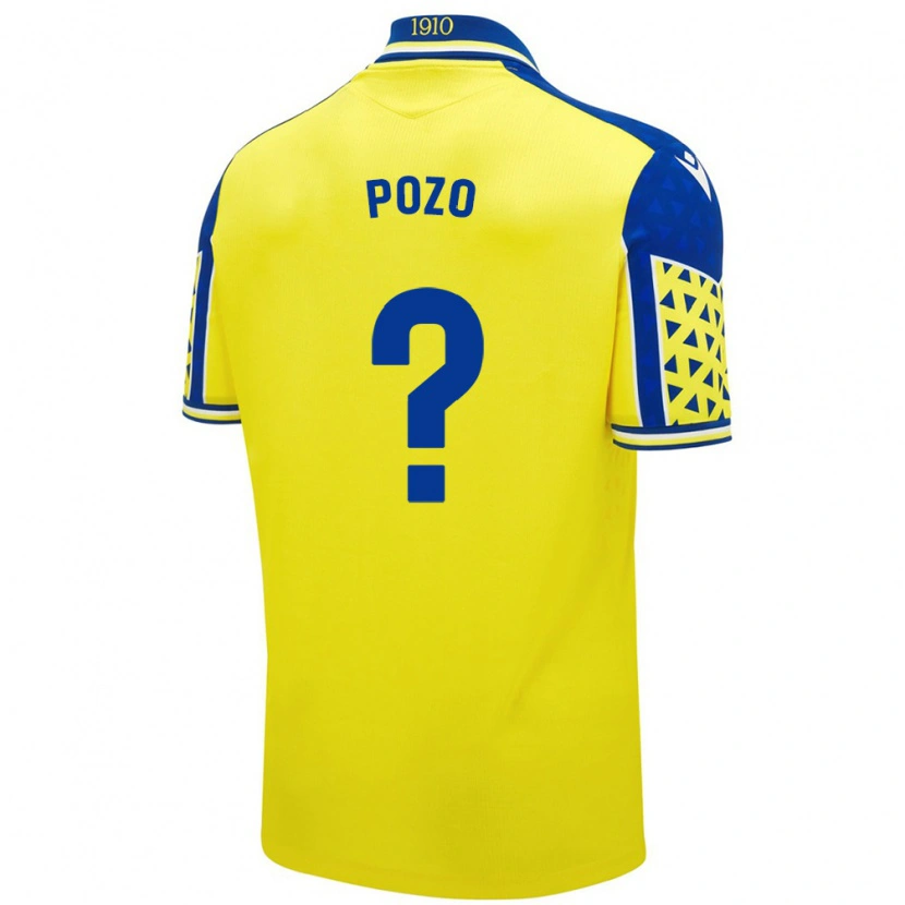 Danxen Män Nicholas Pozo #0 Gul Blå Hemmatröja Matchtröjor 2024/25 Tröjor T-Tröja