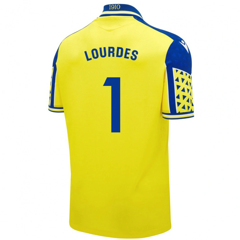 Danxen Män Lourdes #1 Gul Blå Hemmatröja Matchtröjor 2024/25 Tröjor T-Tröja