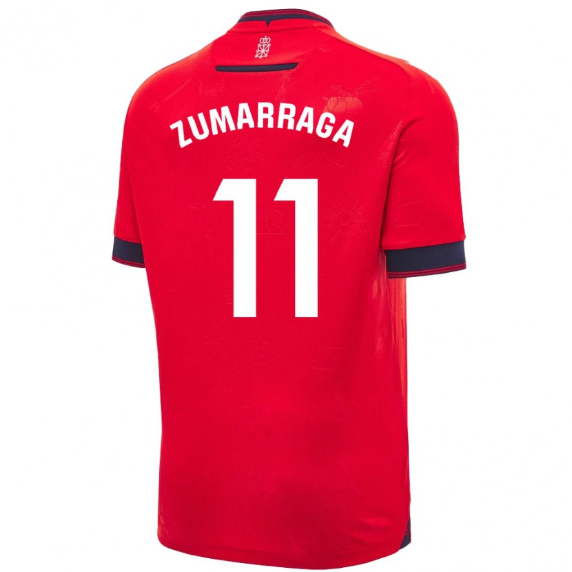 Danxen Män Aitana Zumárraga Garde #11 Röd Vit Hemmatröja Matchtröjor 2024/25 Tröjor T-Tröja