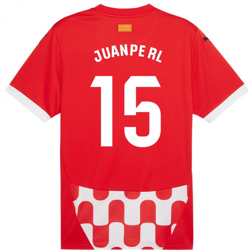 Danxen Män Juanpe #15 Röd Vit Hemmatröja Matchtröjor 2024/25 Tröjor T-Tröja