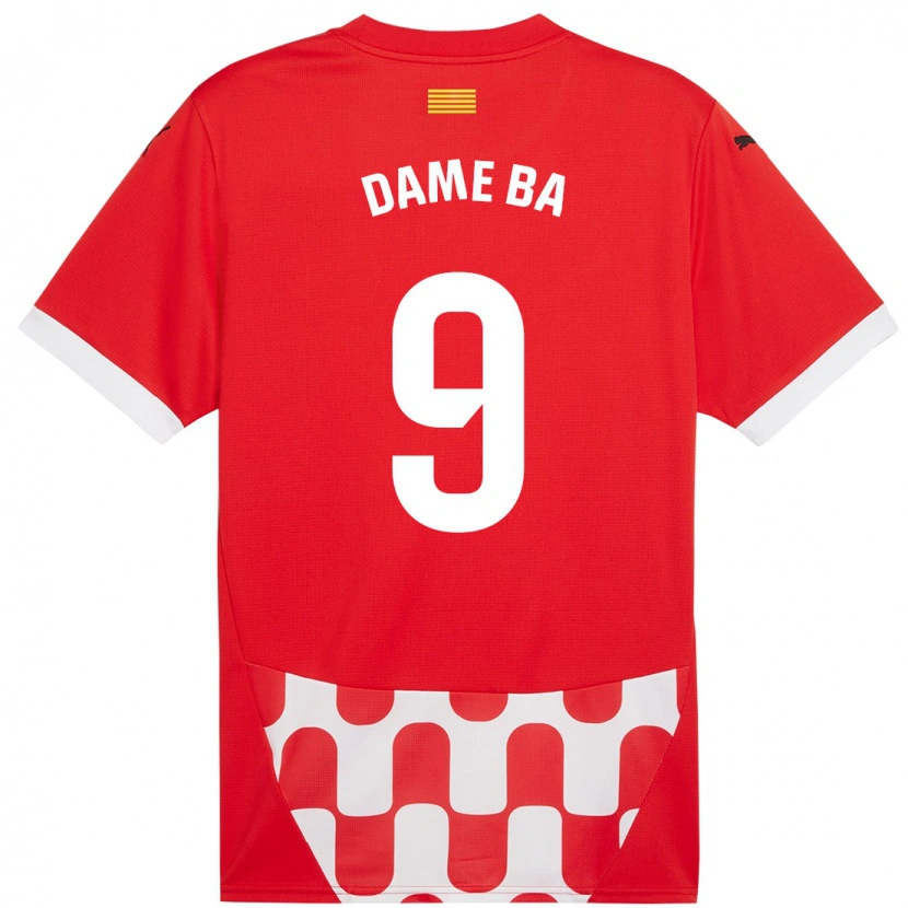 Danxen Män Papa Dame Ba #9 Röd Vit Hemmatröja Matchtröjor 2024/25 Tröjor T-Tröja