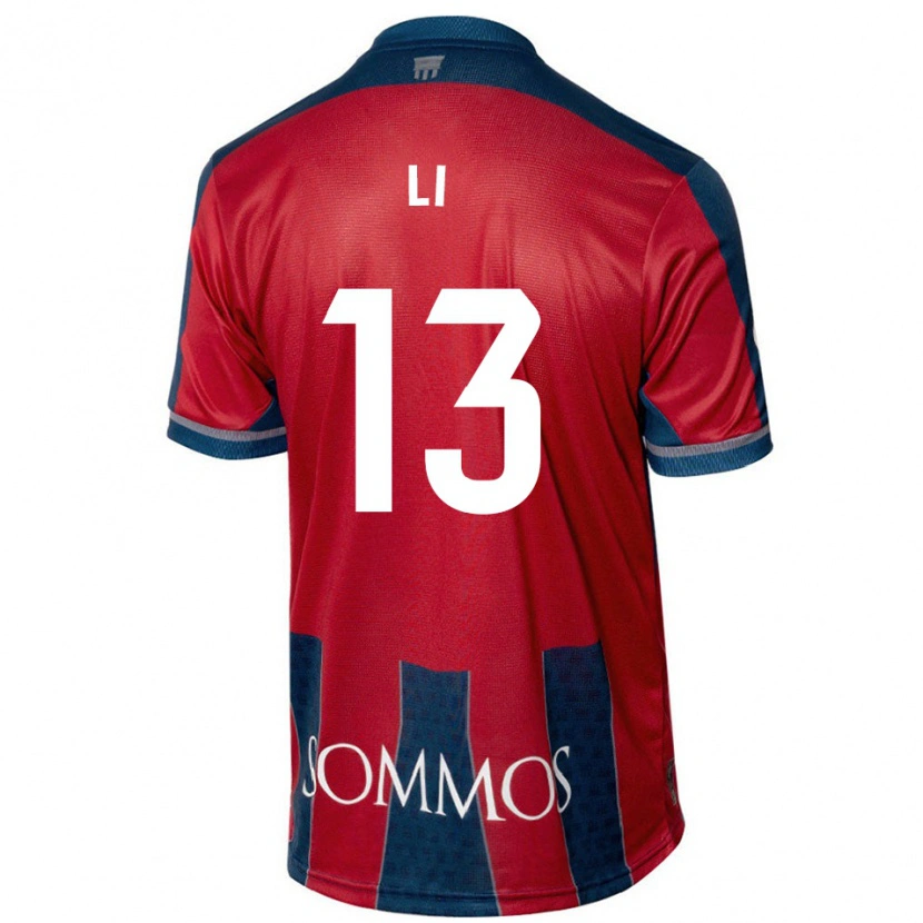 Danxen Män Changyi Li #13 Röd Blå Hemmatröja Matchtröjor 2024/25 Tröjor T-Tröja