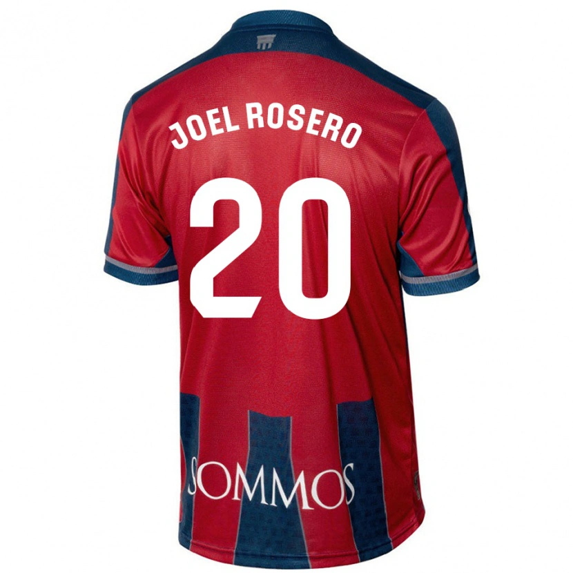 Danxen Män Alexis Joel Rosero #20 Röd Blå Hemmatröja Matchtröjor 2024/25 Tröjor T-Tröja