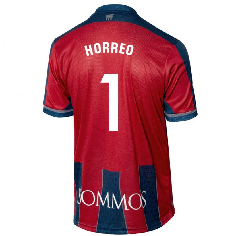 Danxen Män Berto Hórreo #1 Röd Blå Hemmatröja Matchtröjor 2024/25 Tröjor T-Tröja