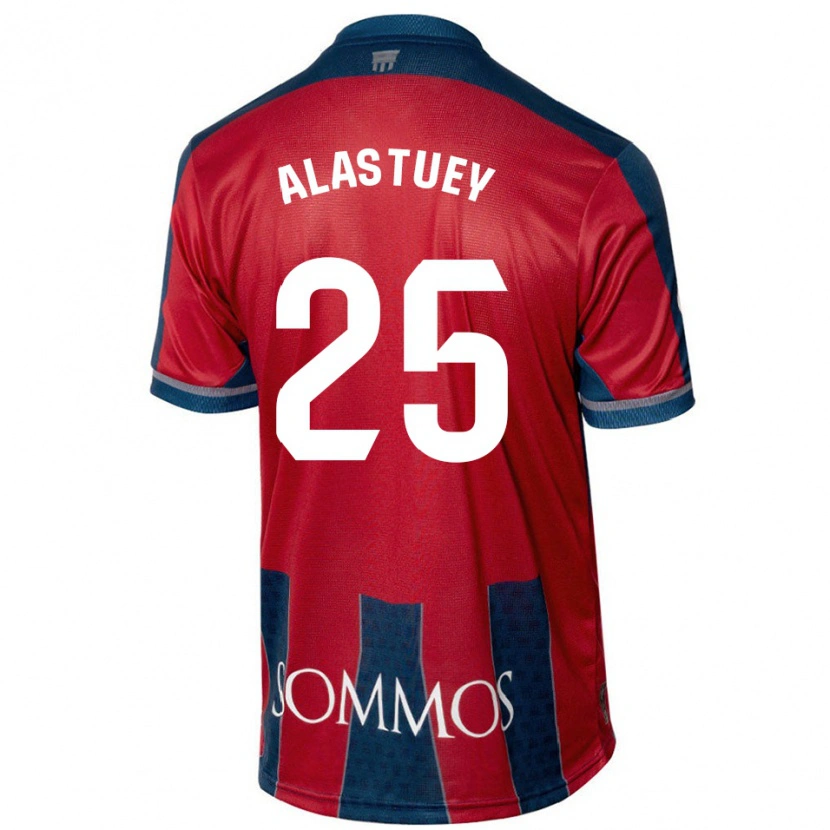 Danxen Män Martina Alastuey #25 Röd Blå Hemmatröja Matchtröjor 2024/25 Tröjor T-Tröja
