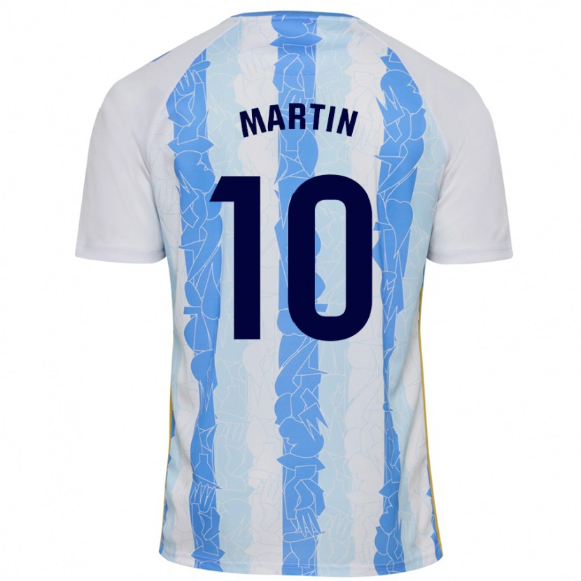 Danxen Män Jesús Martín #10 Vit Blå Hemmatröja Matchtröjor 2024/25 Tröjor T-Tröja