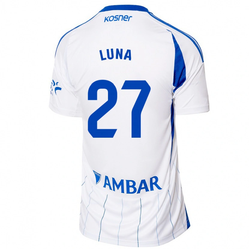 Danxen Män Marcos Luna #27 Röd Vit Hemmatröja Matchtröjor 2024/25 Tröjor T-Tröja