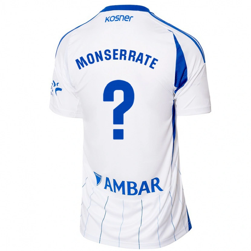 Danxen Män Jano Monserrate #0 Röd Vit Hemmatröja Matchtröjor 2024/25 Tröjor T-Tröja
