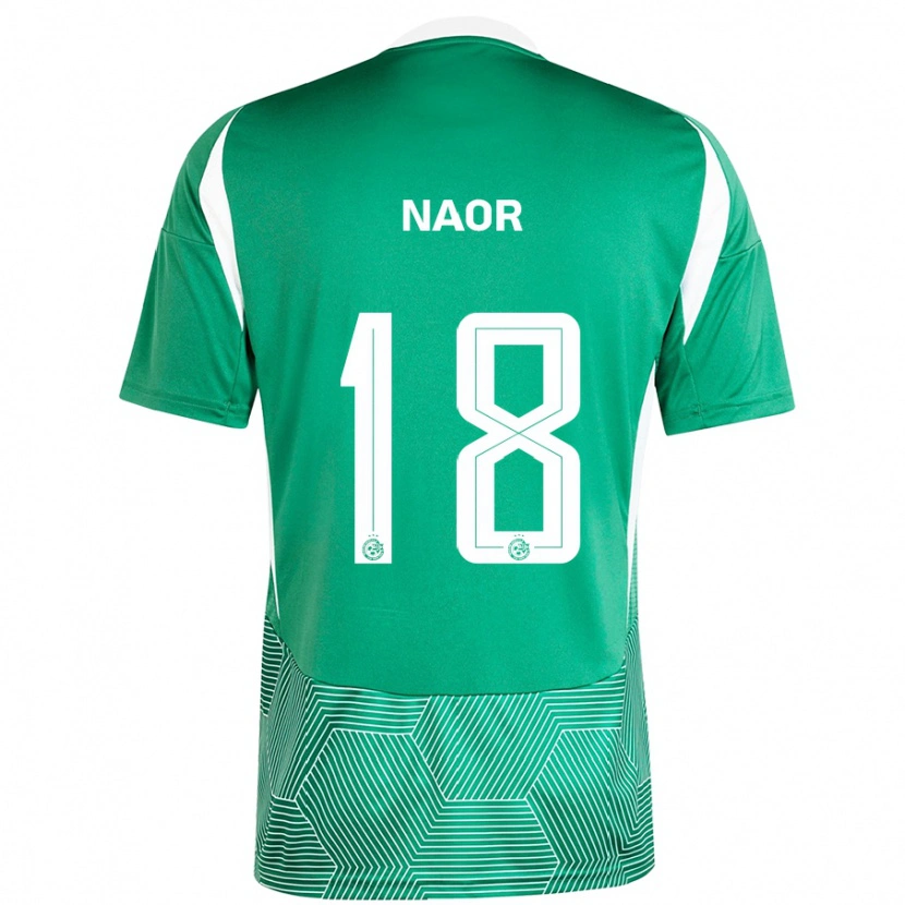 Danxen Män Goni Naor #18 Grön Vit Hemmatröja Matchtröjor 2024/25 Tröjor T-Tröja