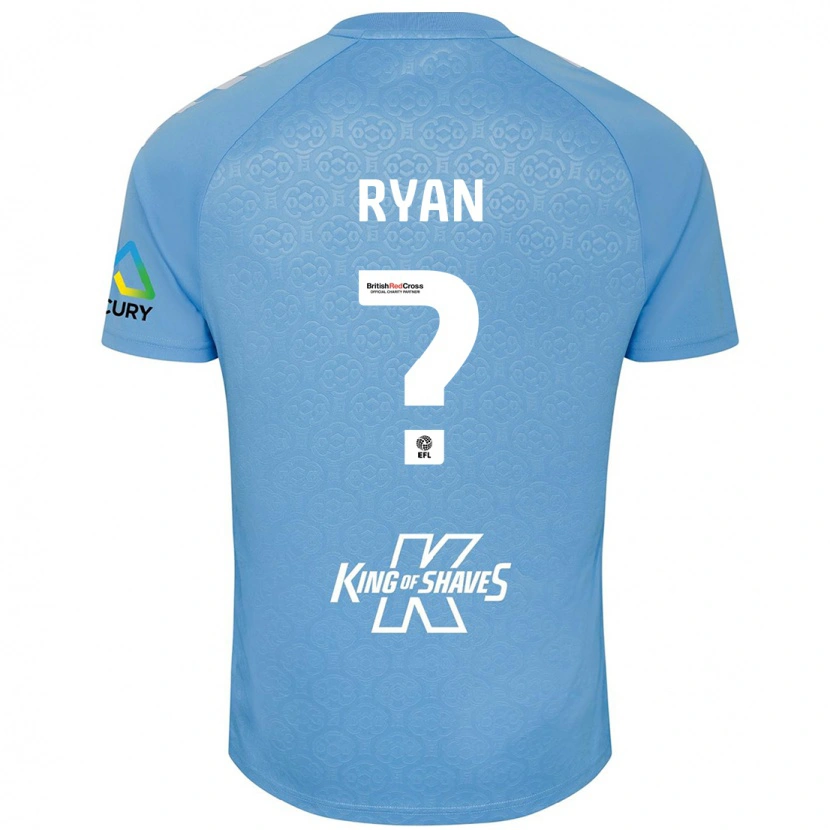 Danxen Män Kain Ryan #0 Blå Vit Hemmatröja Matchtröjor 2024/25 Tröjor T-Tröja