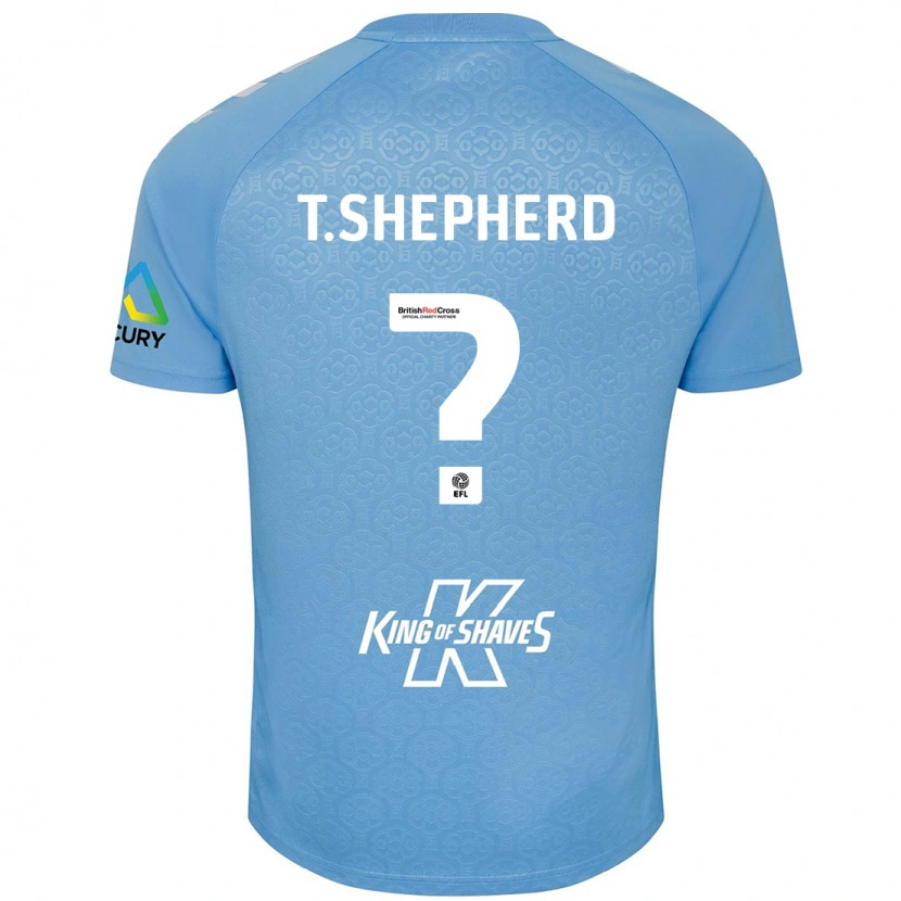 Danxen Män Talon Shepherd #0 Blå Vit Hemmatröja Matchtröjor 2024/25 Tröjor T-Tröja
