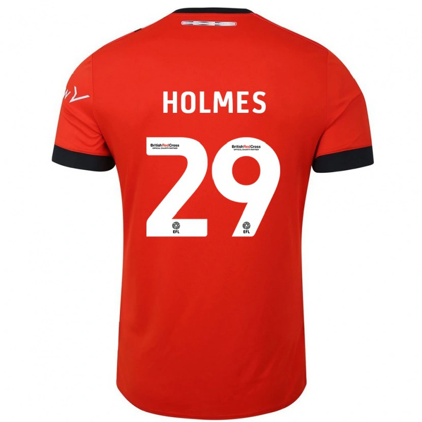 Danxen Män Tom Holmes #29 Orange Svart Hemmatröja Matchtröjor 2024/25 Tröjor T-Tröja