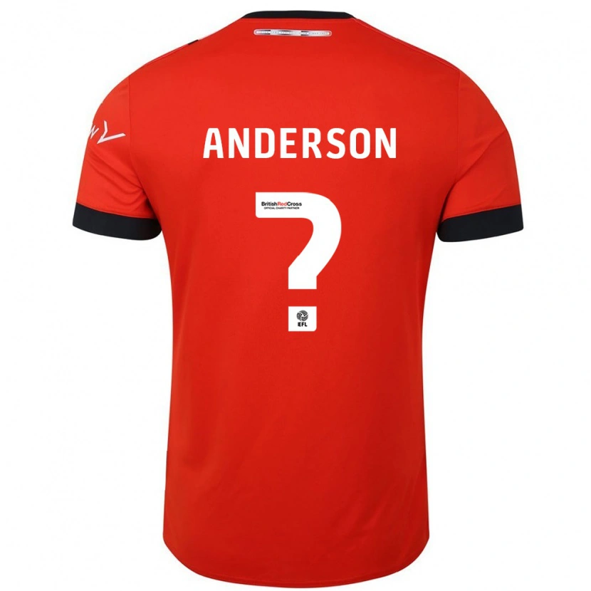 Danxen Män Sam Anderson #0 Orange Svart Hemmatröja Matchtröjor 2024/25 Tröjor T-Tröja