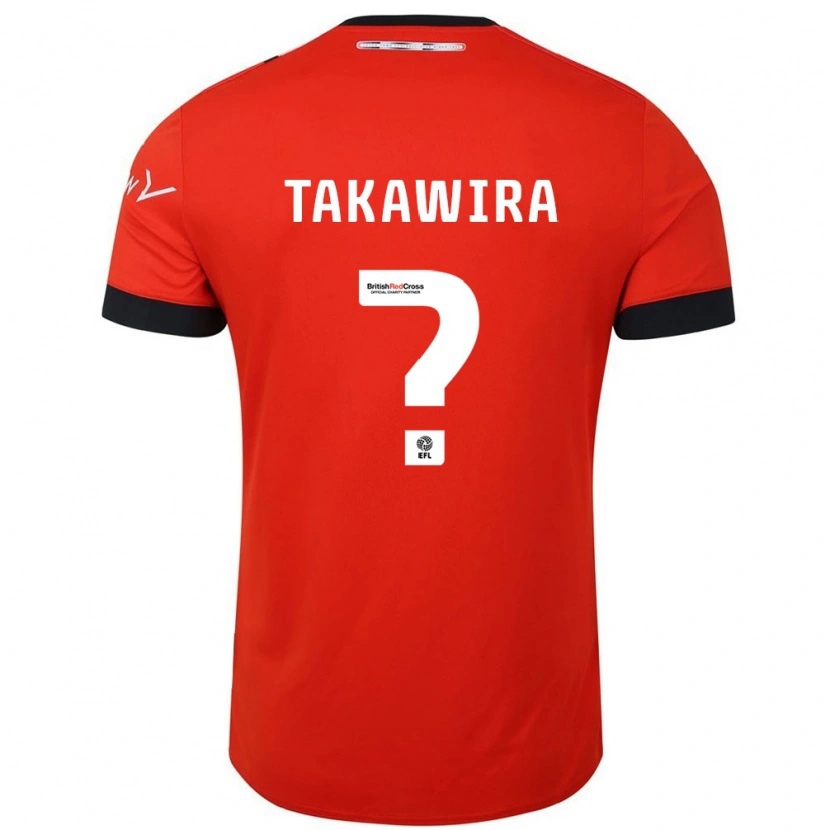 Danxen Män Matthew Takawira #0 Orange Svart Hemmatröja Matchtröjor 2024/25 Tröjor T-Tröja